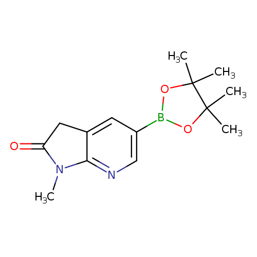 1-methyl-5-(4,4,5,5-tetramethyl-1,3,2-dioxaborolan-2-yl)-1,3-dihydro-2H-pyrrolo[2,3-b]pyridin-2-one