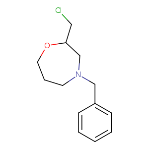 1,4-Oxazepine, 2-(chloromethyl)hexahydro-4-(phenylmethyl)-