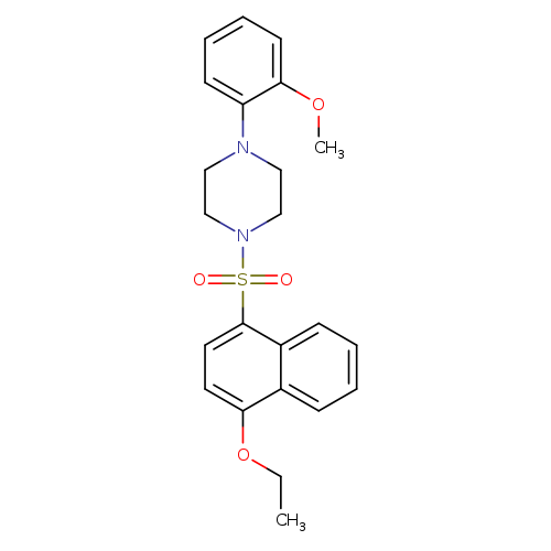 1-[(4-ethoxynaphthalen-1-yl)sulfonyl]-4-(2-methoxyphenyl)piperazine