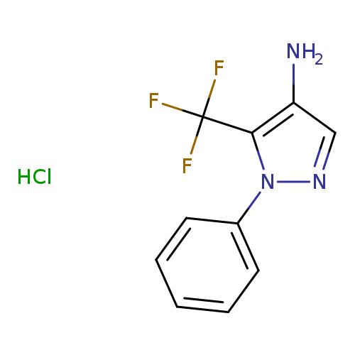 1-phenyl-5-(trifluoromethyl)-1H-pyrazol-4-amine hydrochloride