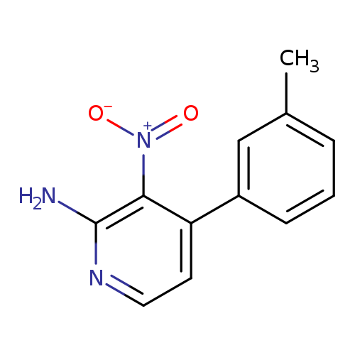 3-Nitro-4-(m-tolyl)pyridin-2-amine