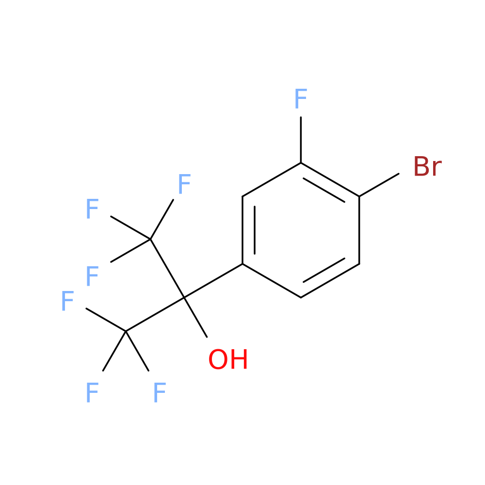 2-(4-Bromo-3-fluorophenyl)-1,1,1,3,3,3-hexafluoropropan-2-ol