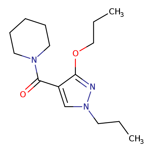 1-(3-propoxy-1-propyl-1H-pyrazole-4-carbonyl)piperidine