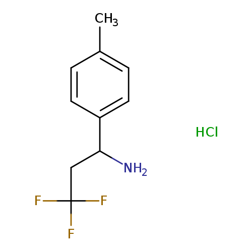 3,3,3-trifluoro-1-(4-methylphenyl)propan-1-amine hydrochloride