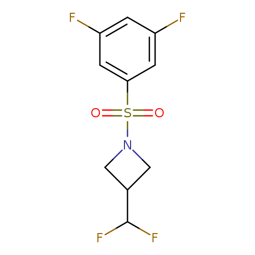 1-(3,5-difluorobenzenesulfonyl)-3-(difluoromethyl)azetidine