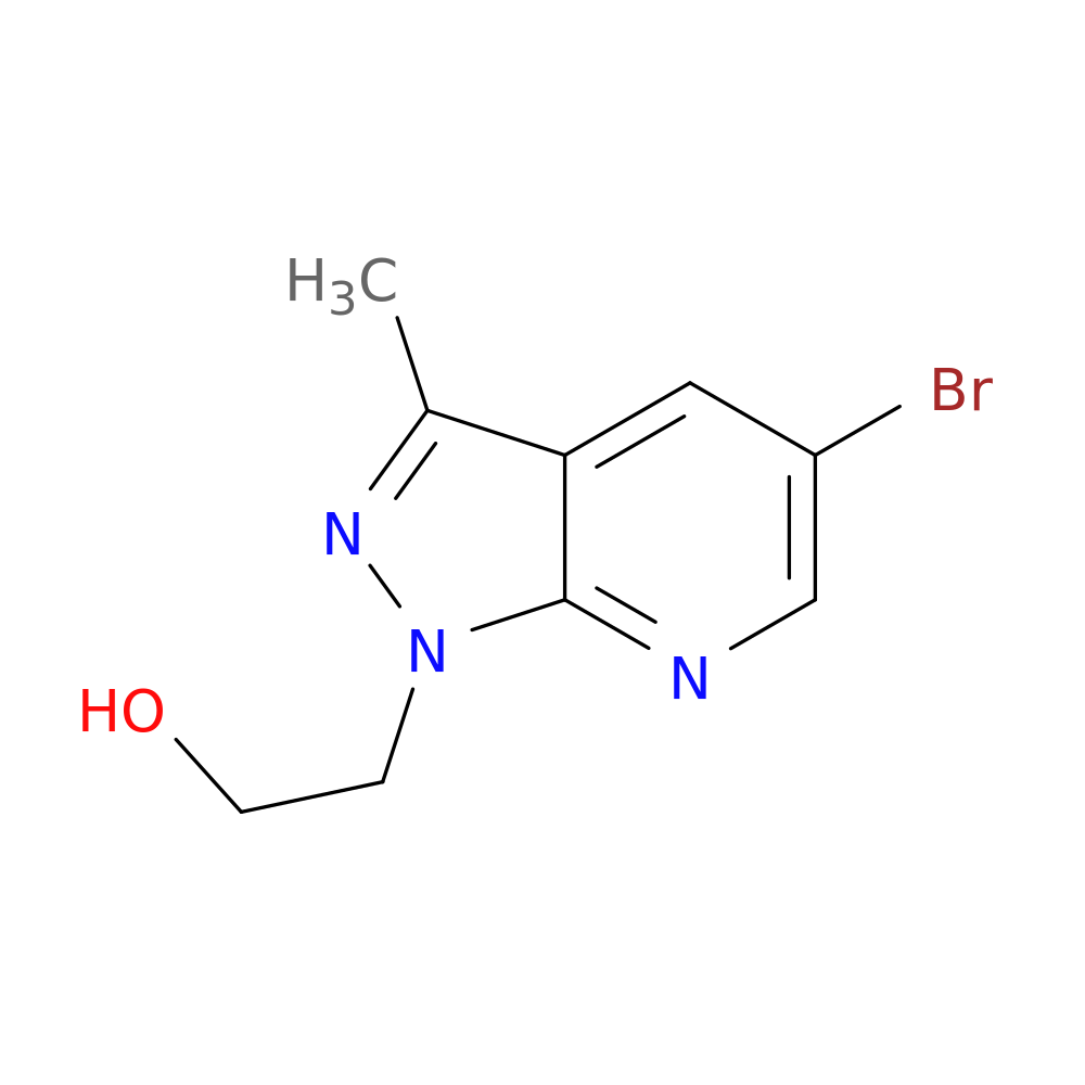 2-{5-bromo-3-methyl-1H-pyrazolo[3,4-b]pyridin-1-yl}ethan-1-ol