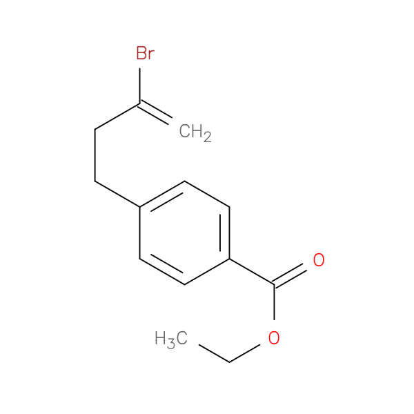 2-Bromo-4-(4-carboethoxyphenyl)-1-butene