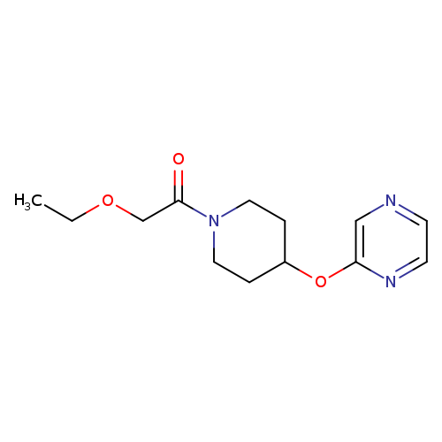 2-ethoxy-1-[4-(pyrazin-2-yloxy)piperidin-1-yl]ethan-1-one