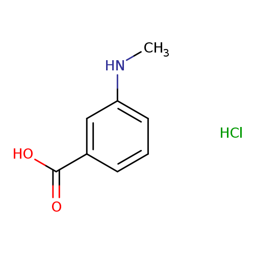 Benzoic acid, 3-(methylamino)-, hydrochloride (1:1)