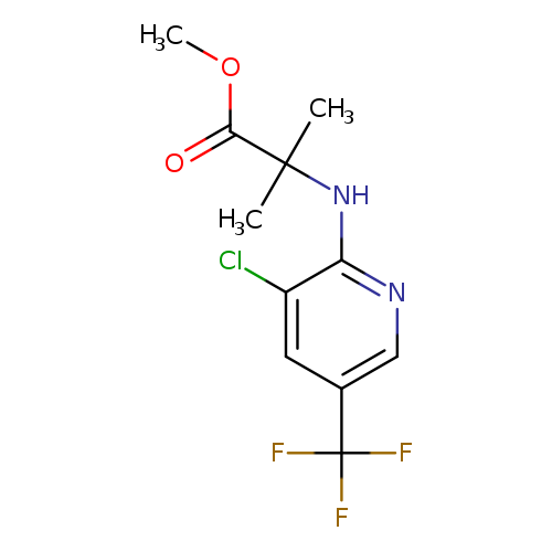 methyl 2-{[3-chloro-5-(trifluoromethyl)pyridin-2-yl]amino}-2-methylpropanoate