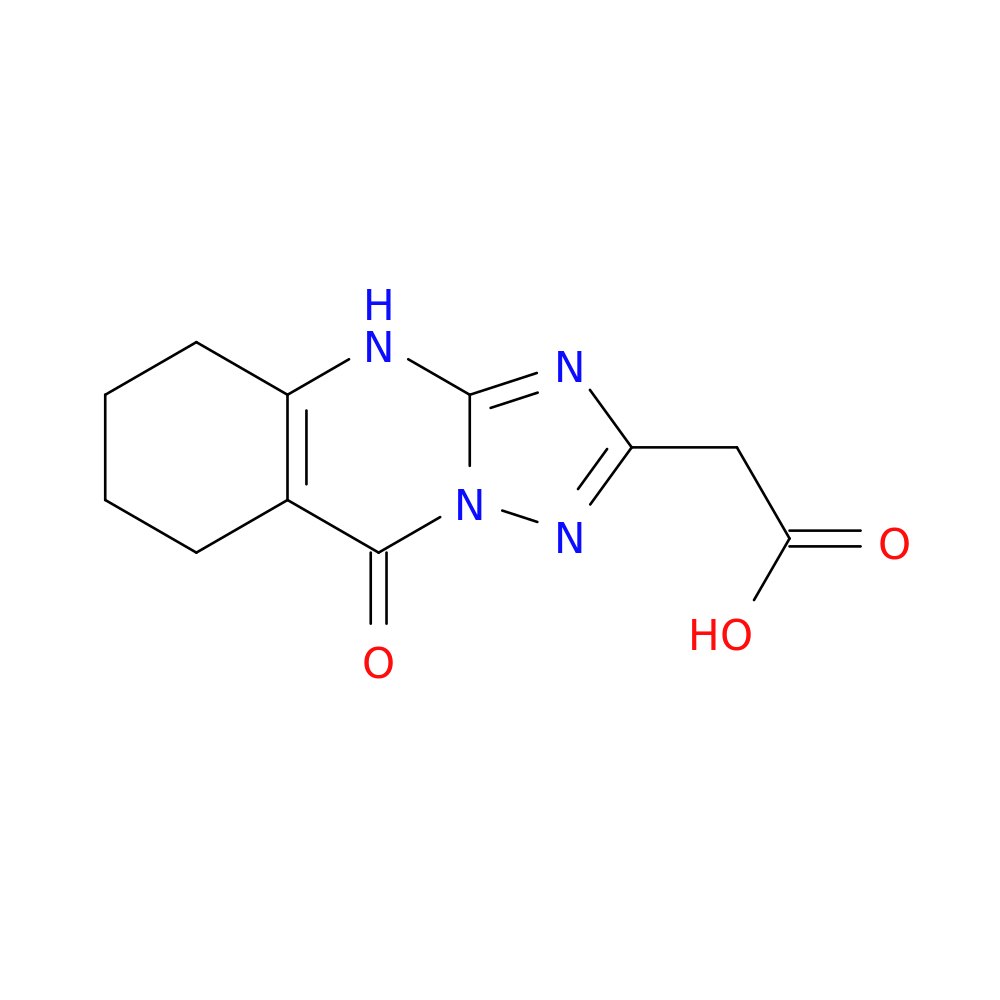 2-(9-Oxo-4,5,6,7,8,9-hexahydro-[1,2,4]triazolo[5,1-b]quinazolin-2-yl)acetic acid