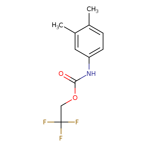 2,2,2-trifluoroethyl N-(3,4-dimethylphenyl)carbamate