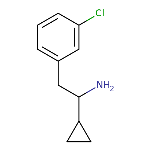 2-(3-Chlorophenyl)-1-cyclopropylethan-1-amine