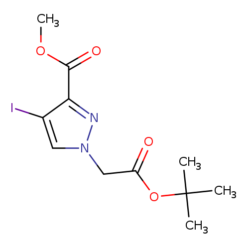 methyl 1-[2-(tert-butoxy)-2-oxoethyl]-4-iodo-1H-pyrazole-3-carboxylate