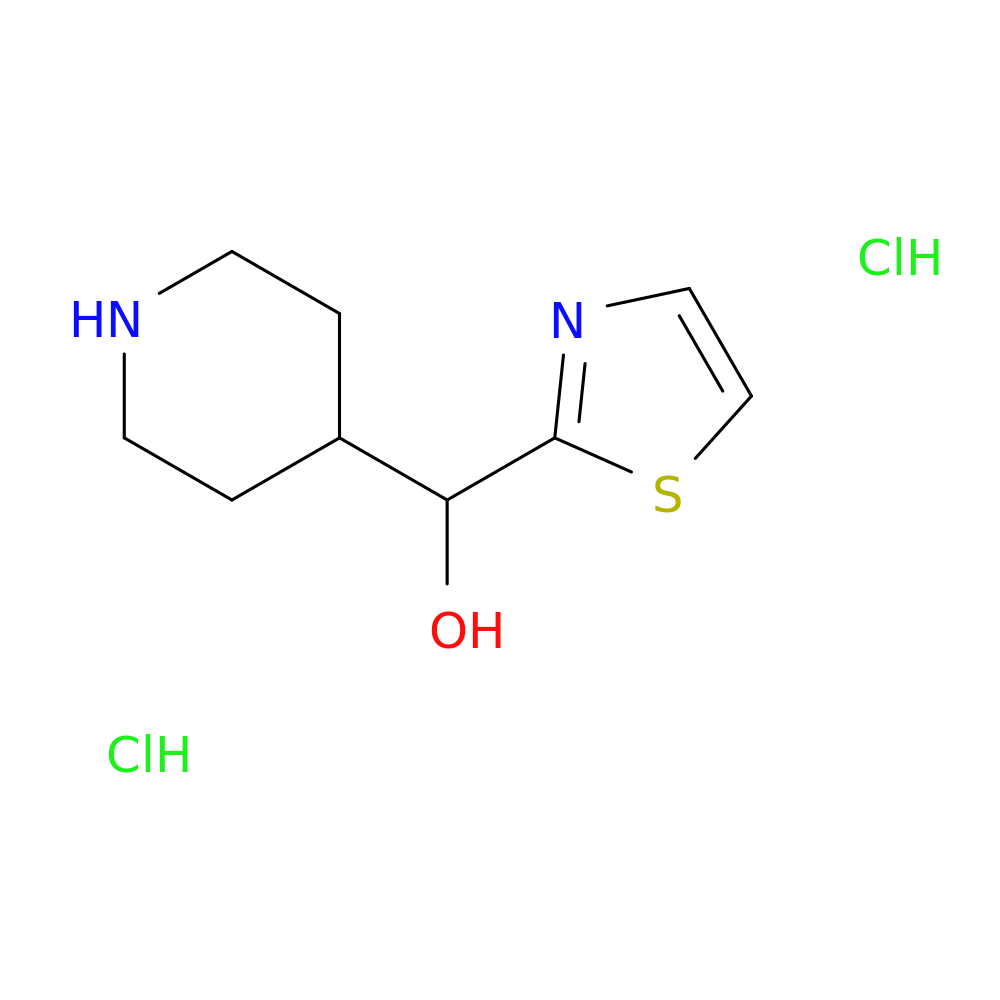 (piperidin-4-yl)(1,3-thiazol-2-yl)methanol dihydrochloride