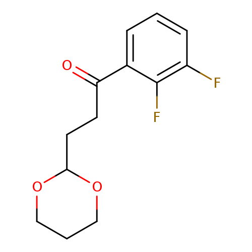2',3'-Difluoro-3-(1,3-dioxan-2-yl)propiophenone