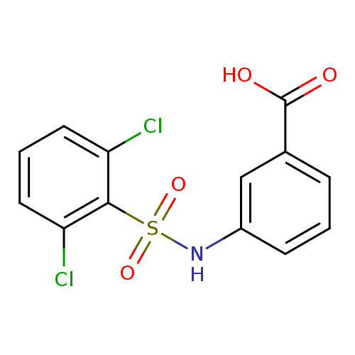 3-((2,6-dichlorophenyl)sulfonamido)benzoic acid