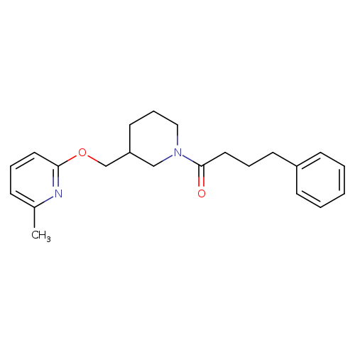 1-(3-{[(6-methylpyridin-2-yl)oxy]methyl}piperidin-1-yl)-4-phenylbutan-1-one