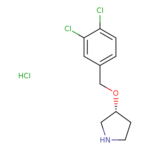 Pyrrolidine, 3-[(3,4-dichlorophenyl)methoxy]-, hydrochloride (1:1), (3R)-