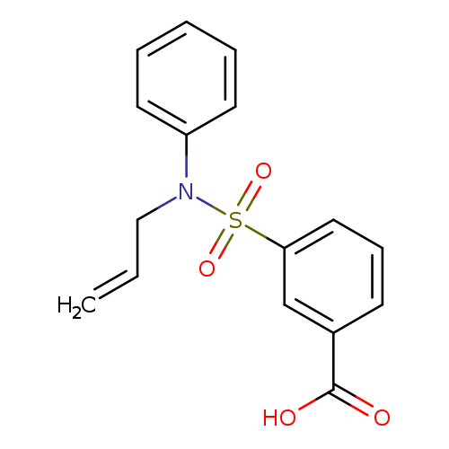 3-[phenyl(prop-2-en-1-yl)sulfamoyl]benzoic acid