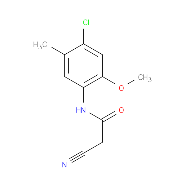 N-(4-chloro-2-methoxy-5-methylphenyl)-2-cyanoacetamide