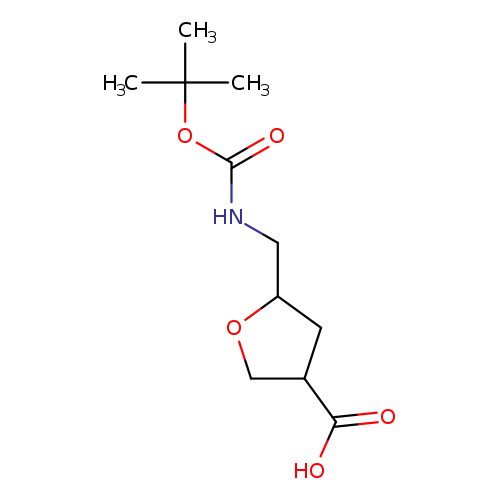 5-({[(tert-butoxy)carbonyl]amino}methyl)oxolane-3-carboxylic acid