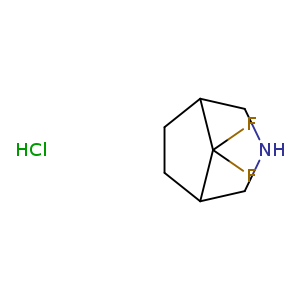 3-Azabicyclo[3.2.1]octane, 8,8-difluoro-, hydrochloride (1:1)