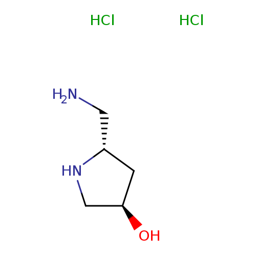 (3R,5S)-5-(aminomethyl)pyrrolidin-3-oldihydrochloride