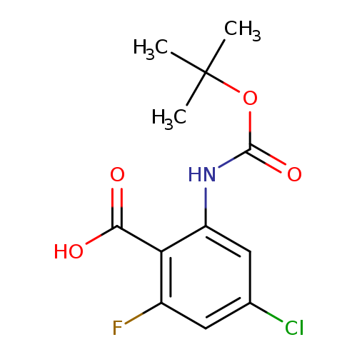 2-{[(tert-butoxy)carbonyl]amino}-4-chloro-6-fluorobenzoic acid