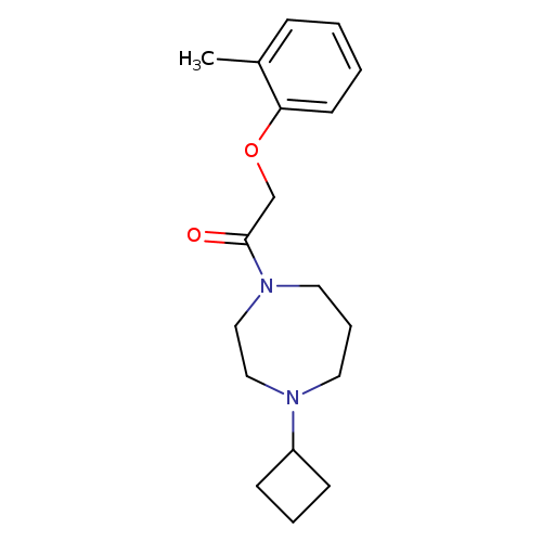 1-(4-cyclobutyl-1,4-diazepan-1-yl)-2-(2-methylphenoxy)ethan-1-one