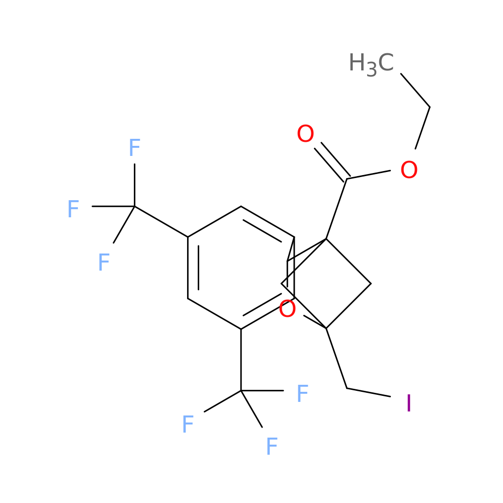 ethyl 3-[3,5-bis(trifluoromethyl)phenyl]-1-(iodomethyl)-2-oxabicyclo[2.1.1]hexane-4-carboxylate