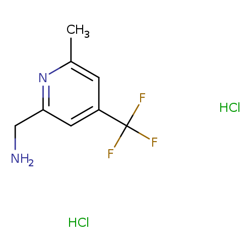 1-[6-methyl-4-(trifluoromethyl)pyridin-2-yl]methanaminedihydrochloride