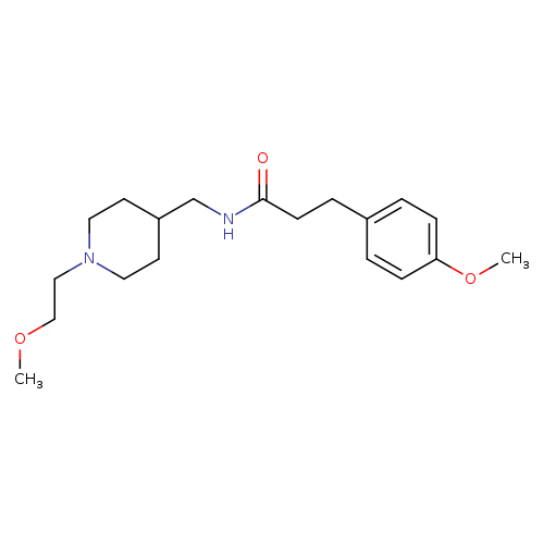 N-{[1-(2-methoxyethyl)piperidin-4-yl]methyl}-3-(4-methoxyphenyl)propanamide