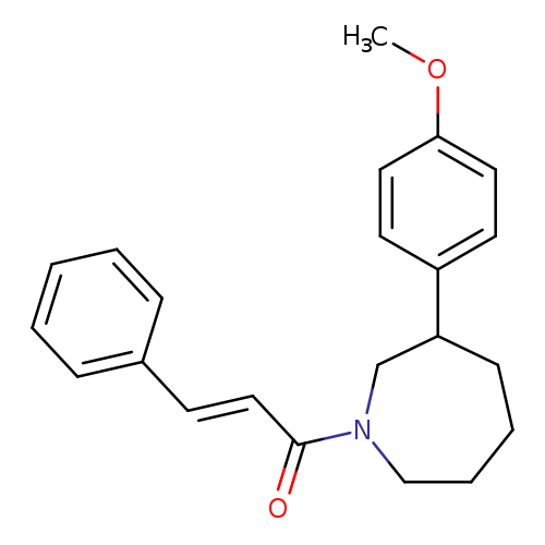 (2E)-1-[3-(4-methoxyphenyl)azepan-1-yl]-3-phenylprop-2-en-1-one