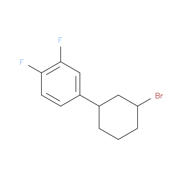 4-(3-bromocyclohexyl)-1,2-difluorobenzene