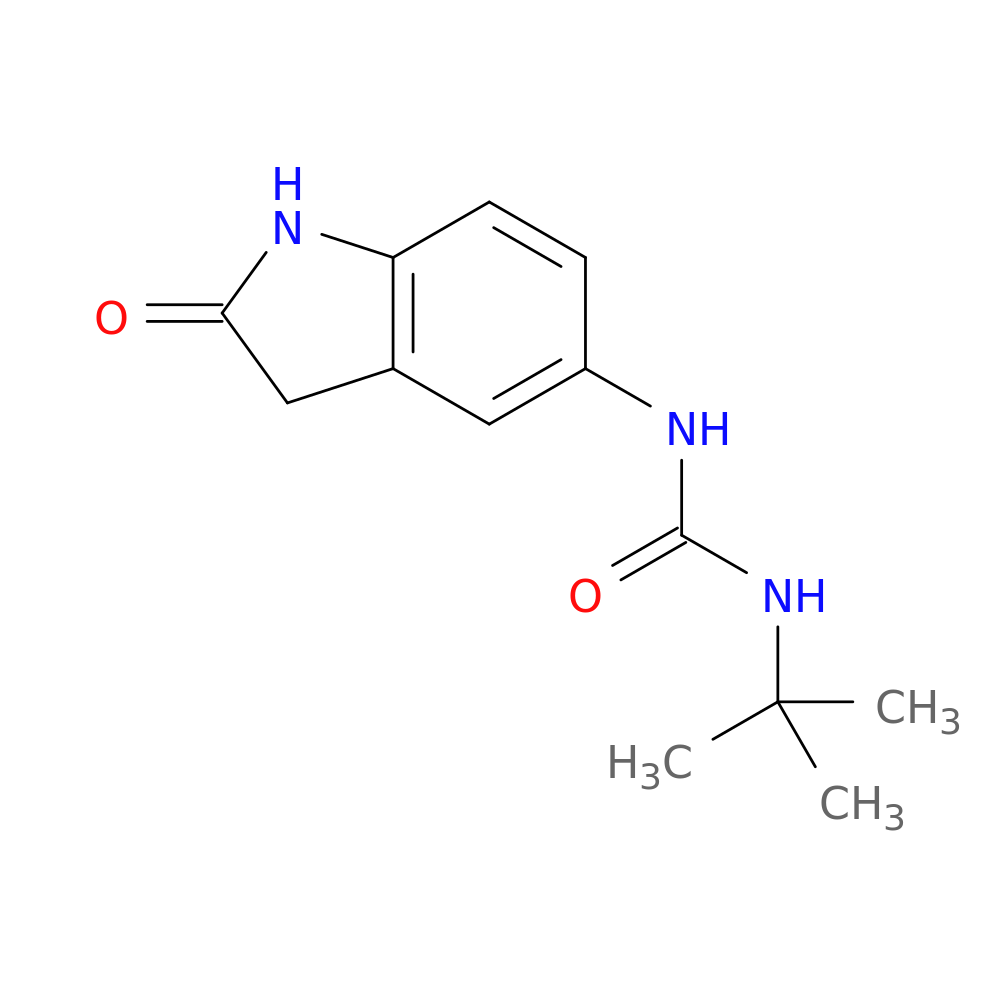 3-tert-butyl-1-(2-oxo-2,3-dihydro-1H-indol-5-yl)urea