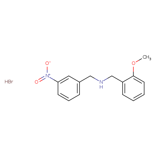 (2-methoxybenzyl)(3-nitrobenzyl)amine hydrobromide