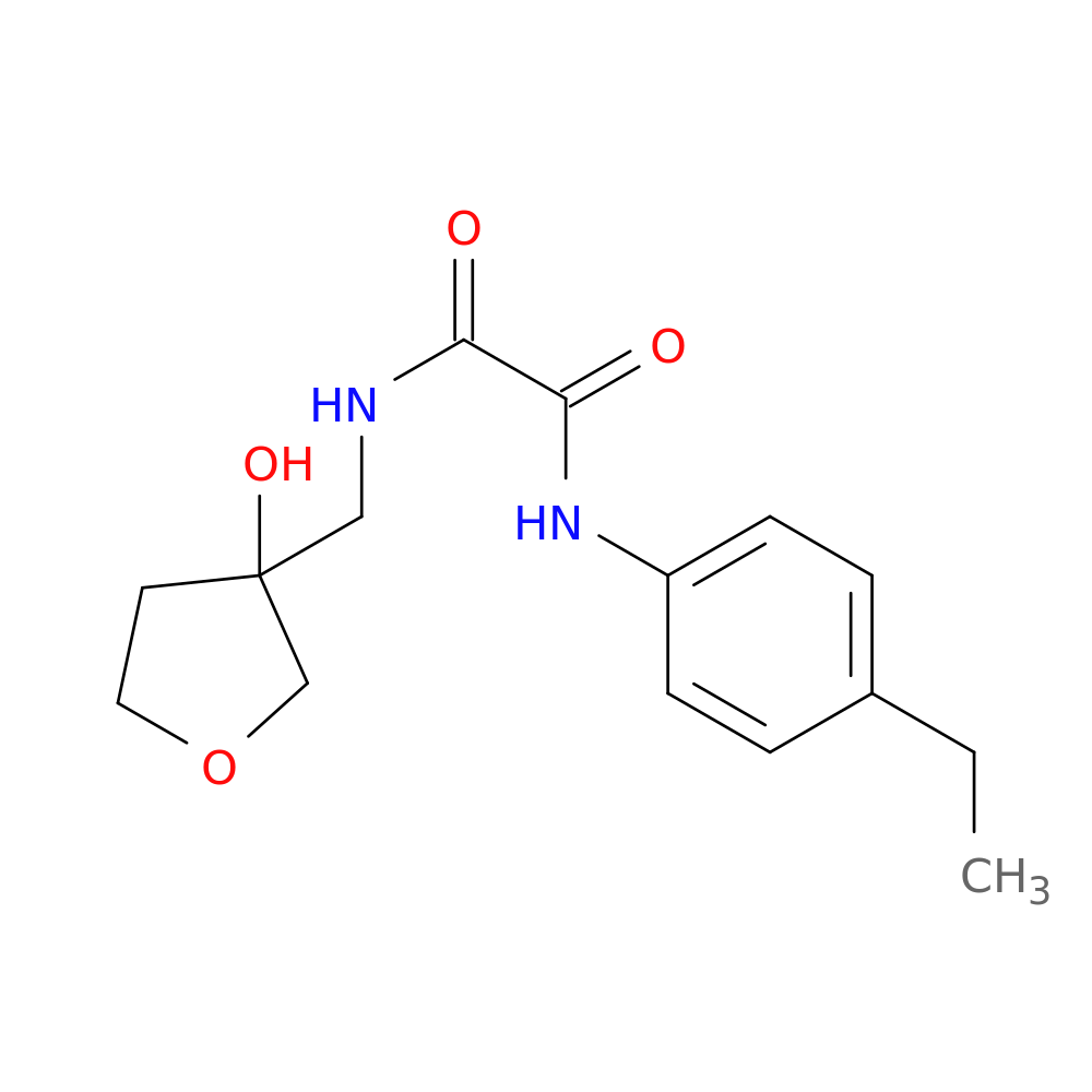 N'-(4-ethylphenyl)-N-[(3-hydroxyoxolan-3-yl)methyl]ethanediamide