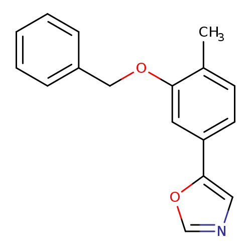 5-(3-(benzyloxy)-4-methylphenyl)oxazole