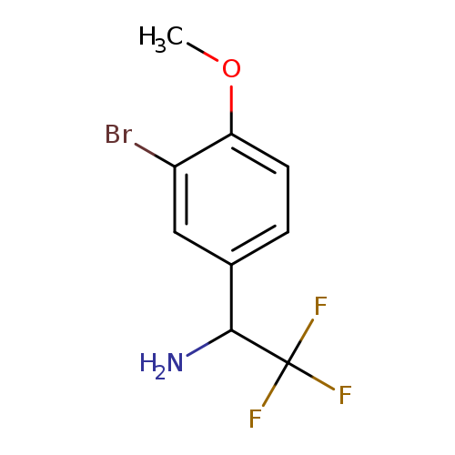 1-(3-BROMO-4-METHOXYPHENYL)-2,2,2-TRIFLUOROETHAN-1-AMINE