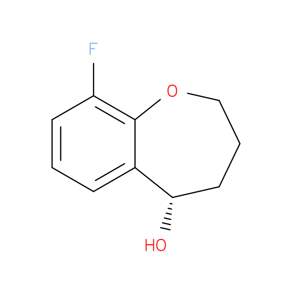 (5S)-9-fluoro-2,3,4,5-tetrahydro-1-benzoxepin-5-ol