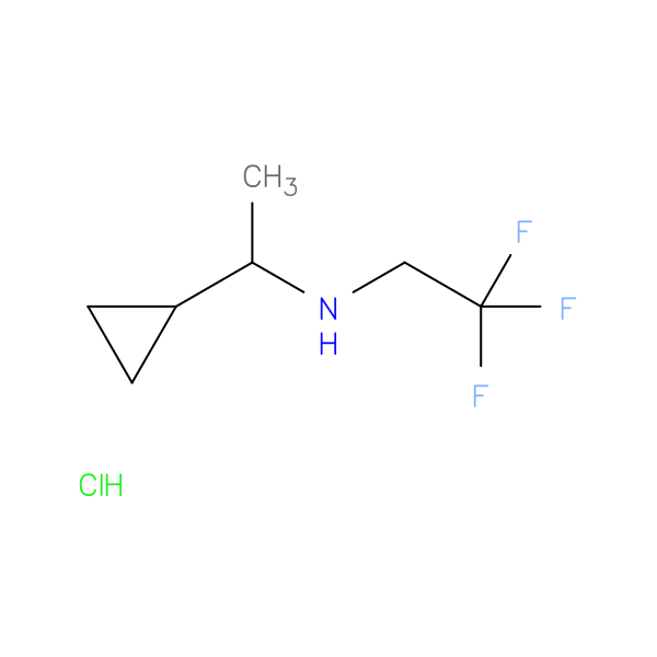 (1-cyclopropylethyl)(2,2,2-trifluoroethyl)amine hydrochloride