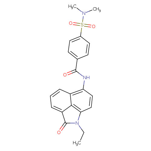 4-(dimethylsulfamoyl)-N-{2-ethyl-3-oxo-2-azatricyclo[6.3.1.0^{4,12}]dodeca-1(11),4(12),5,7,9-pentaen-9-yl}benzamide