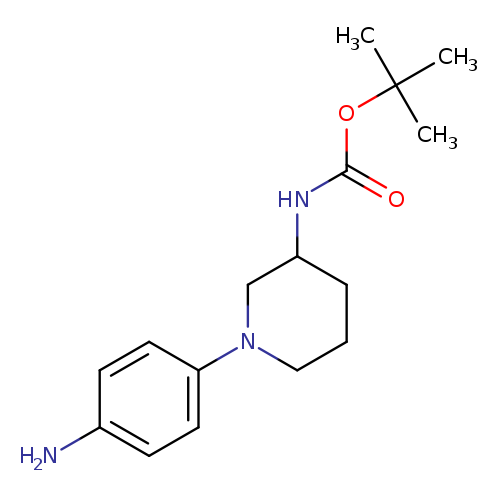 tert-Butyl (1-(4-aminophenyl)piperidin-3-yl)carbamate
