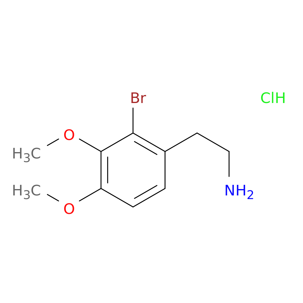 2-(2-bromo-3,4-dimethoxyphenyl)ethan-1-amine hydrochloride