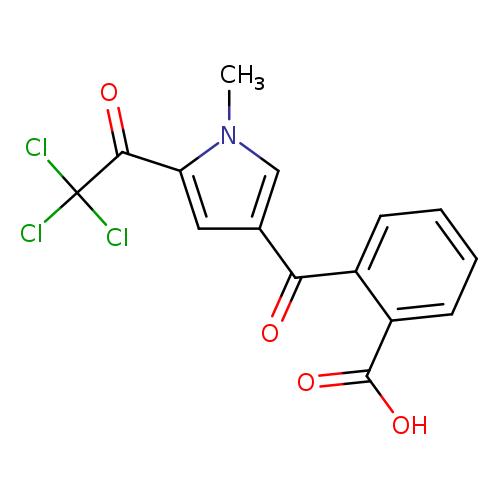 2-[1-methyl-5-(2,2,2-trichloroacetyl)-1H-pyrrole-3-carbonyl]benzoic acid