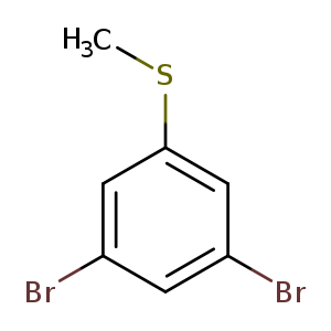 Benzene, 1,3-dibromo-5-(methylthio)-