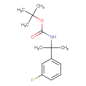 tert-Butyl 2-(3-fluorophenyl)propan-2-ylcarbamate