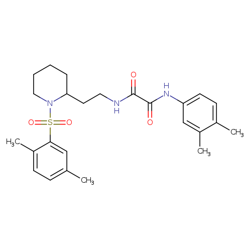 N-{2-[1-(2,5-dimethylbenzenesulfonyl)piperidin-2-yl]ethyl}-N'-(3,4-dimethylphenyl)ethanediamide