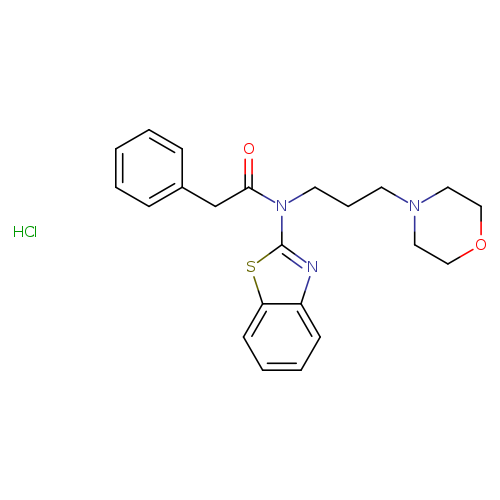 N-(1,3-benzothiazol-2-yl)-N-[3-(morpholin-4-yl)propyl]-2-phenylacetamide hydrochloride